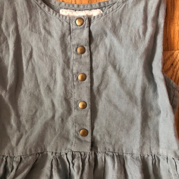 notPERFECTLINEN Blue Sleeveless Dress - Picture 2 of 6